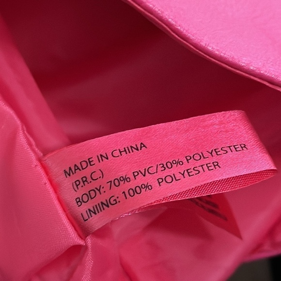 Juicy Couture tote bag hot pink with gold accents - Picture 8 of 14